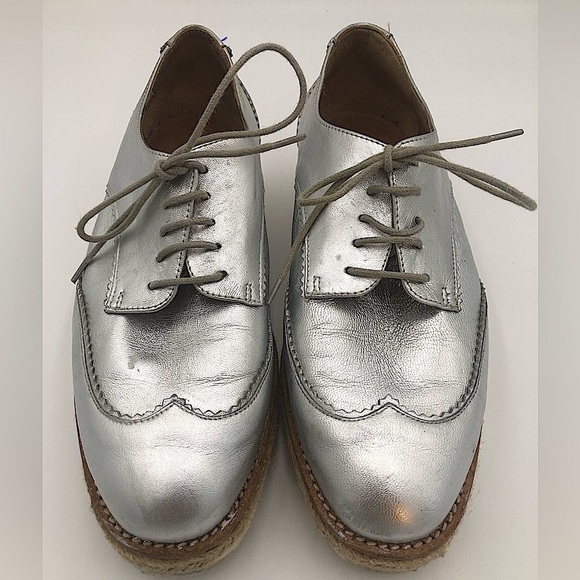 L’INTERVALLE Espadrille Sneakers, Silver - Picture 1 of 8